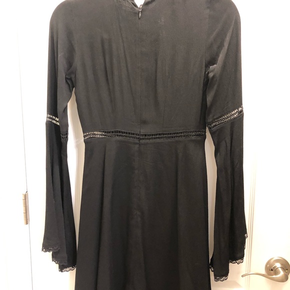 For Love and Lemons Black Willow Dress XS - Picture 4 of 5